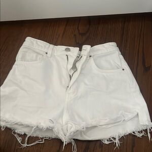 White Denim Women's Shorts